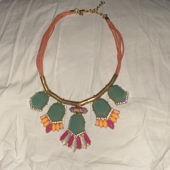 J. Crew Neon Cord necklace